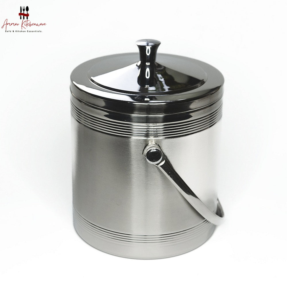 Stainless Steel Ice Bucket with Lid