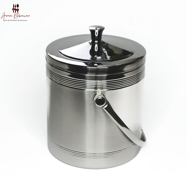 Stainless Steel Ice Bucket with Lid