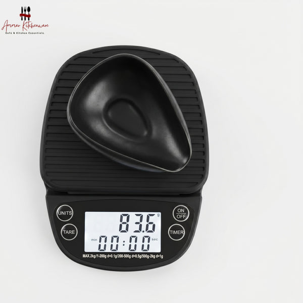 Oval Barista Coffee Scale with Timer