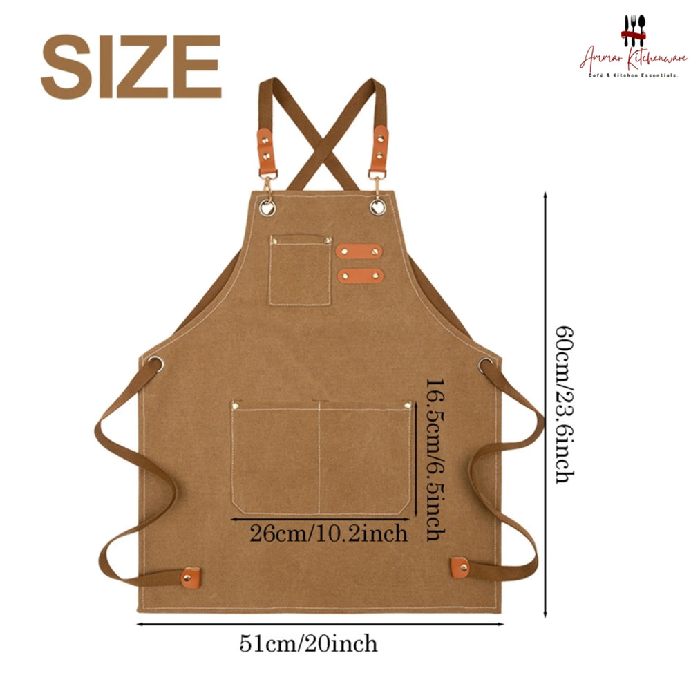 Barista Canvas Apron