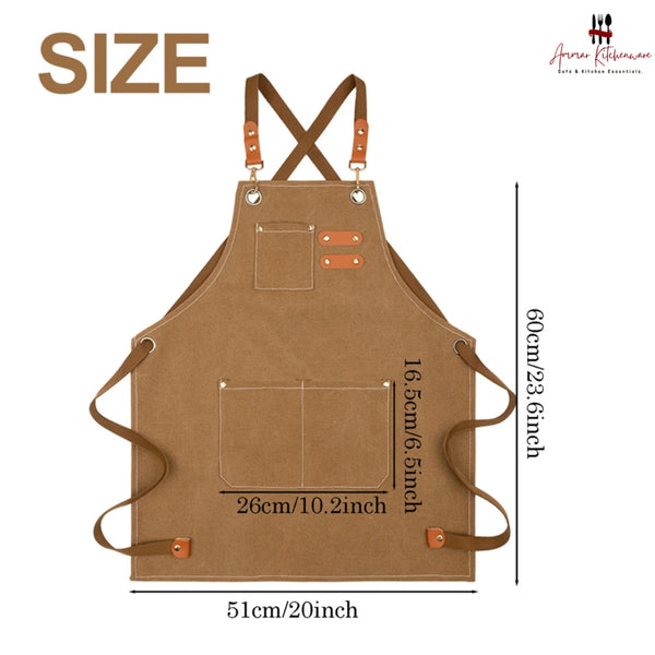 Barista Canvas Apron