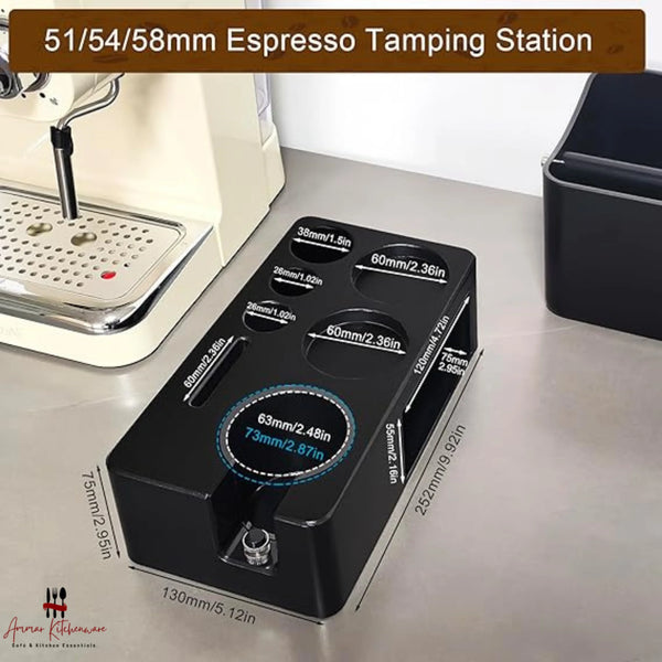 Espresso Tamping Station and Organizer