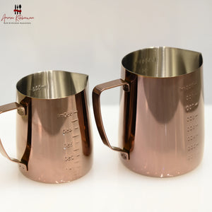 Copper Espresso Milk Steaming Pitcher