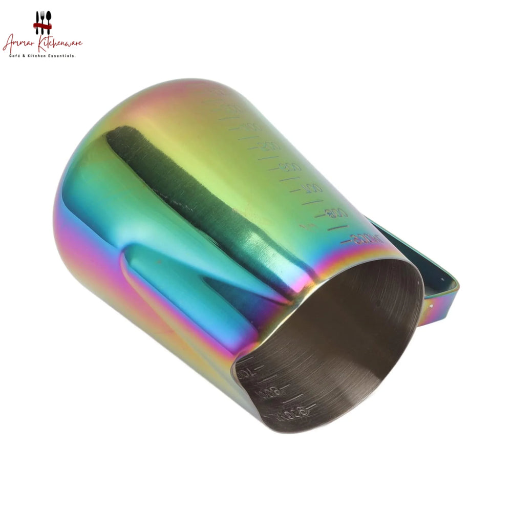 Rainbow Stainless Steel Milk Frothing Pitcher