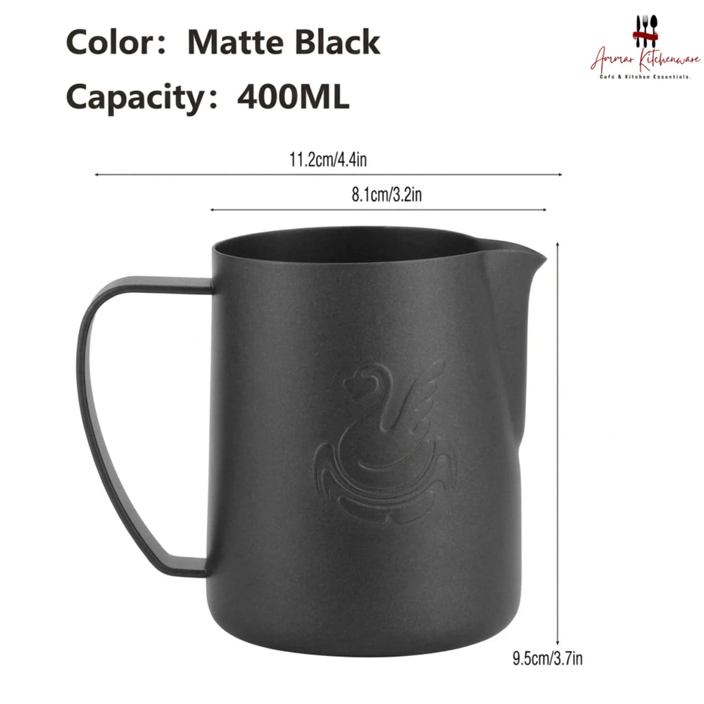 Matte Black Barista Craft Pitcher