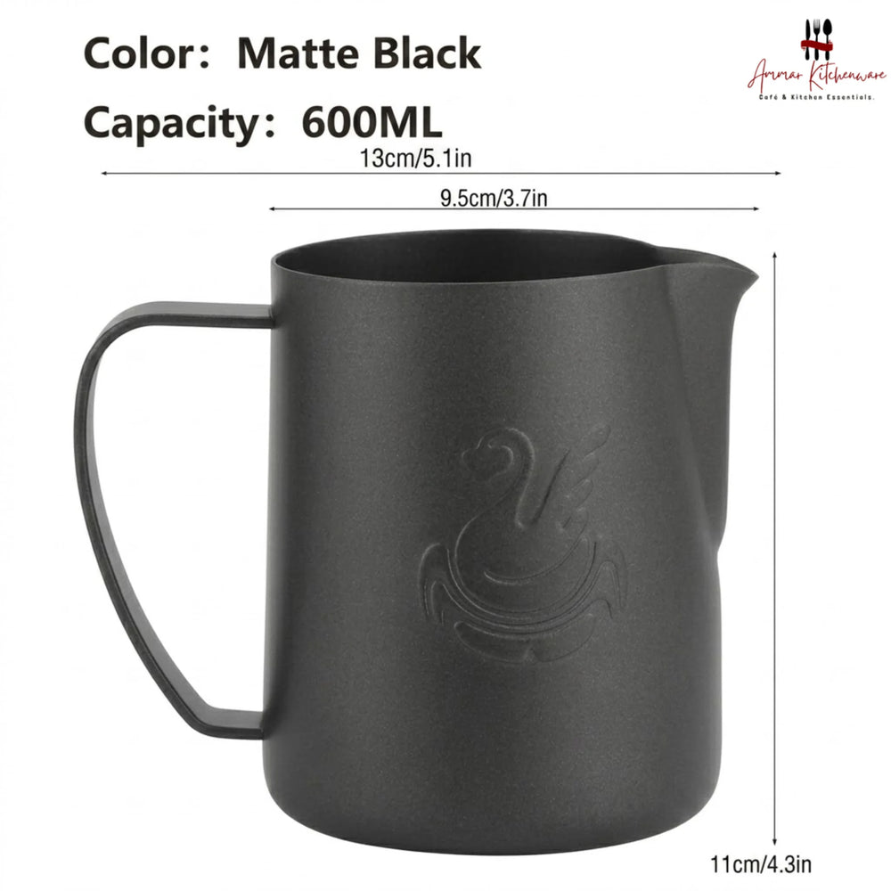 Matte Black Barista Craft Pitcher