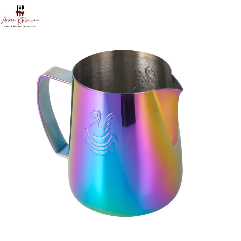 Rainbow Swan Latte Pitcher