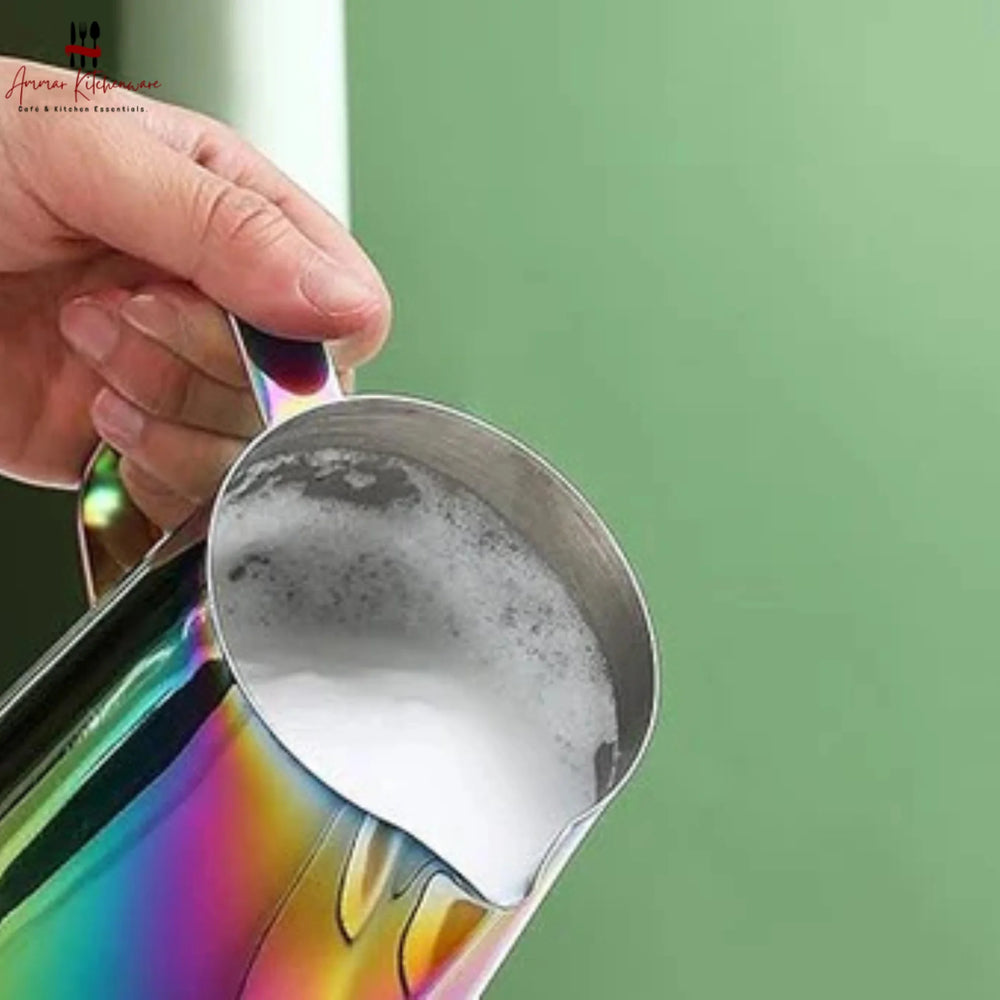 Rainbow Swan Latte Pitcher