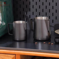 Matte Black Stainless Steel Milk Frothing Pitcher