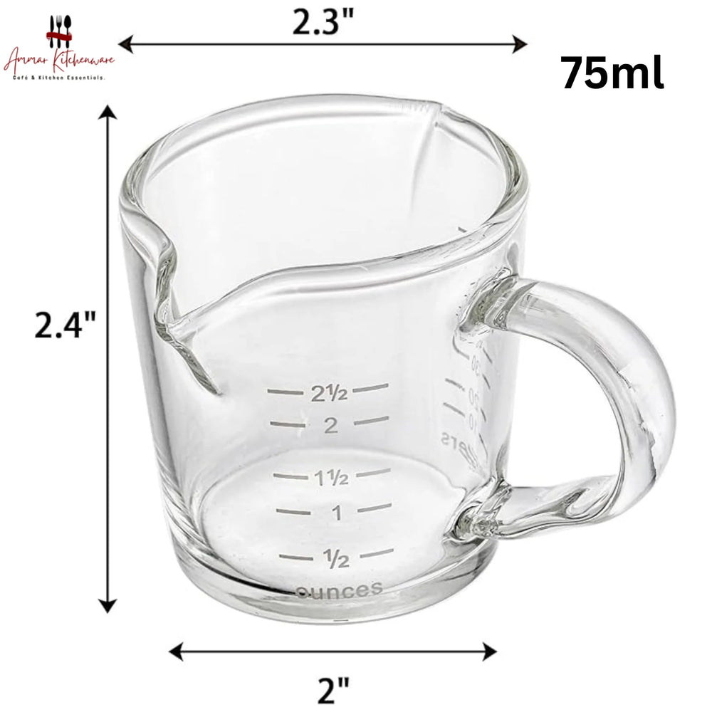 Espresso Shot Glass with Handle