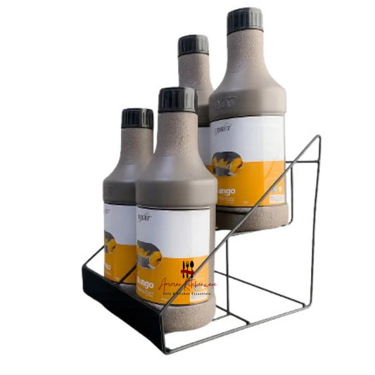 Dual Row 4 Tier Sauce Bottle Rack