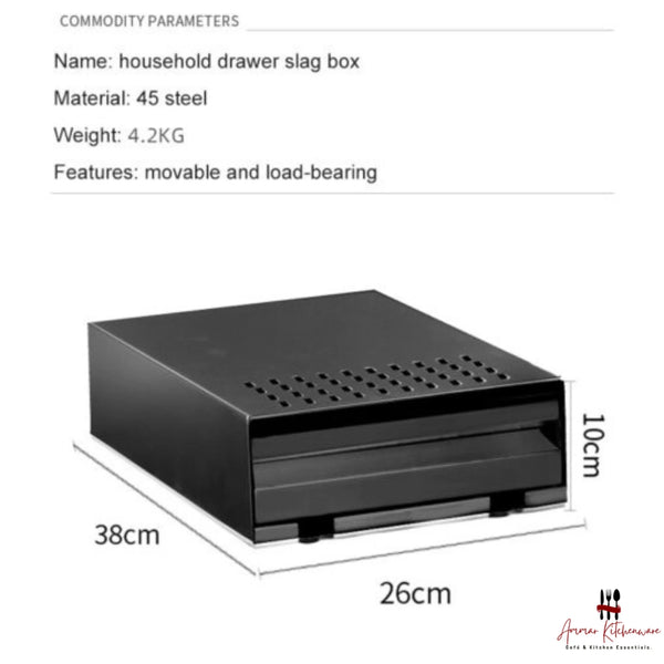 Espresso Knock Box Drawer