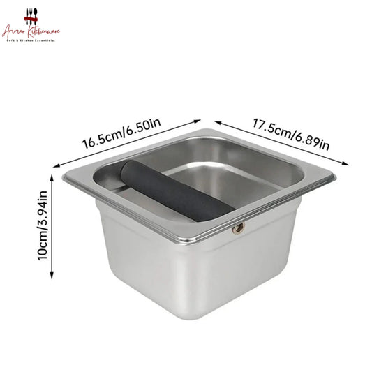 Stainless Steel Espresso Knock Box