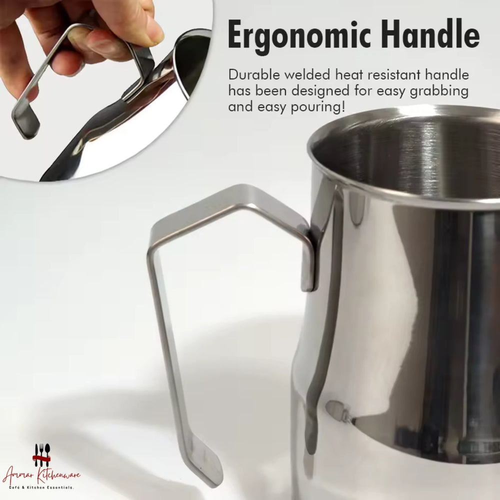 Stainless Steel Espresso Milk Steaming Pitcher