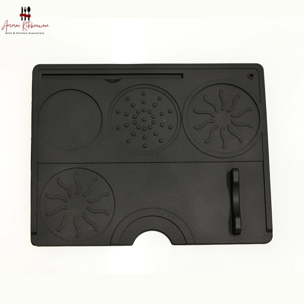Silicone Espresso Tamping Mat with Portafilter Stand