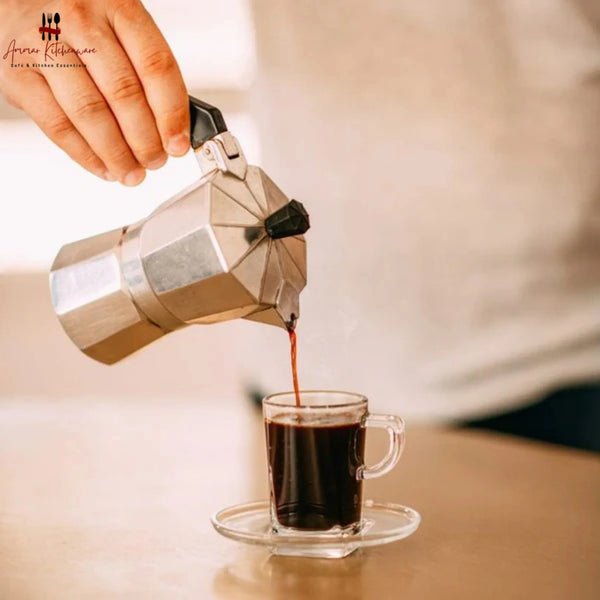 Classic Aluminium Moka Pot 300ml