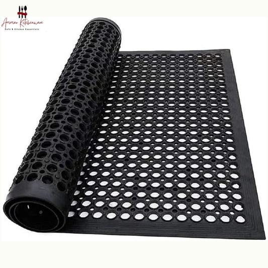 Premium Black Rubber Anti Slip Floor Mat