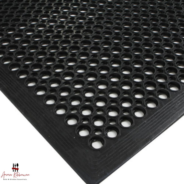 Premium Black Rubber Anti Slip Floor Mat