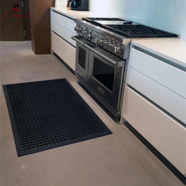 Premium Black Rubber Anti Slip Floor Mat
