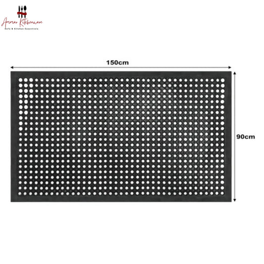 Premium Black Rubber Anti Slip Floor Mat