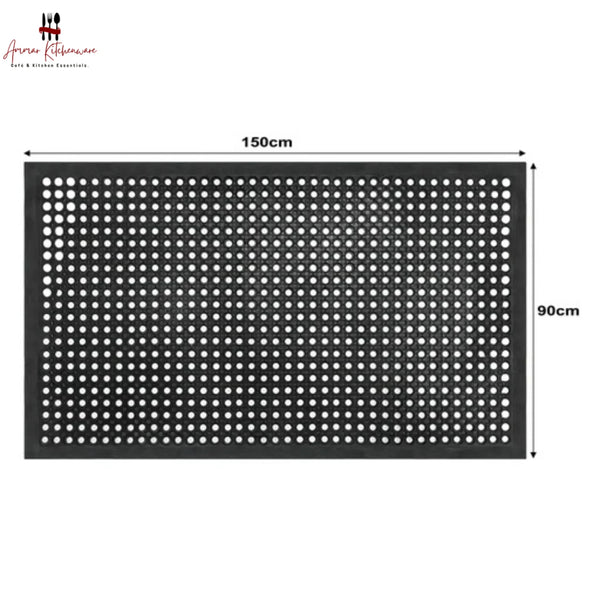 Premium Black Rubber Anti Slip Floor Mat