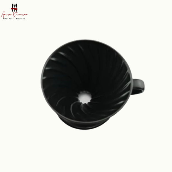 Matte Black Ceramic V60 Coffee Dripper