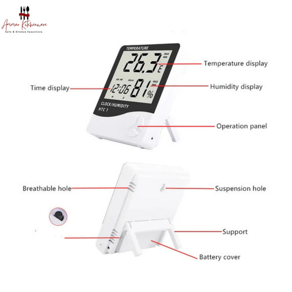 HTC-1 Digital Thermometer & Hygrometer
