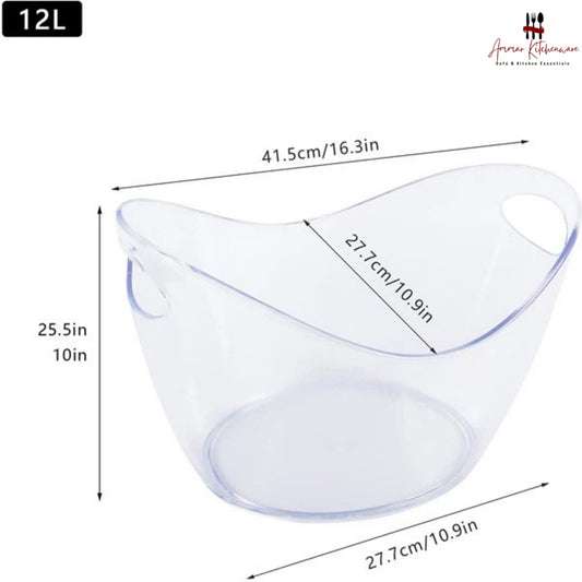 Large Acrylic Drink Tub