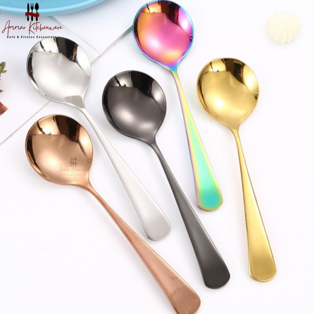 Round Head Stainless Steel Spoon