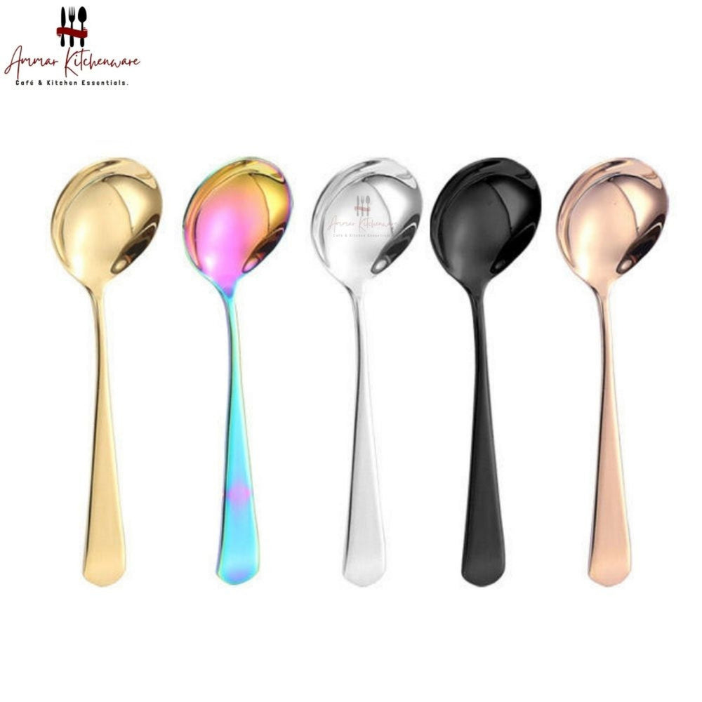 Round Head Stainless Steel Spoon