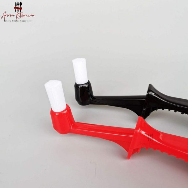 Espresso Machine Group Head Brush with Scoop