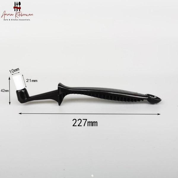 Espresso Machine Group Head Brush with Scoop