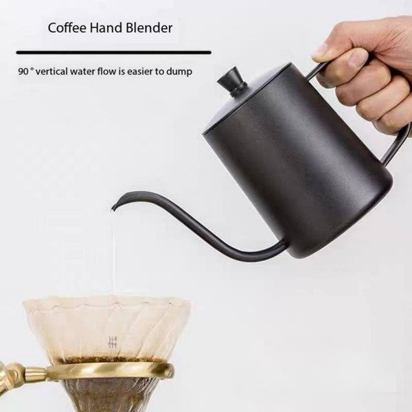 Matte Black Gooseneck Pour Over Coffee Kettle