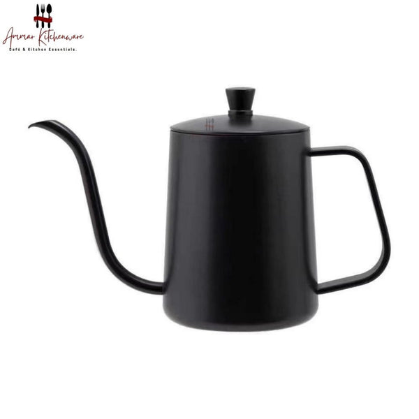 Matte Black Gooseneck Pour Over Coffee Kettle