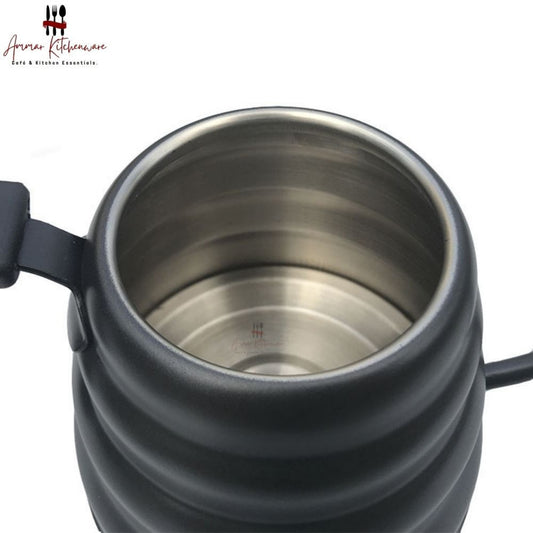 Matte Black Beehive Coffee Kettle
