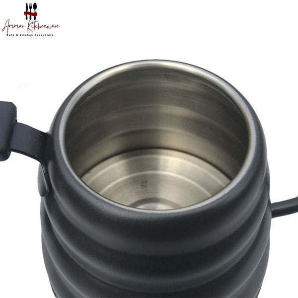 Matte Black Beehive Coffee Kettle