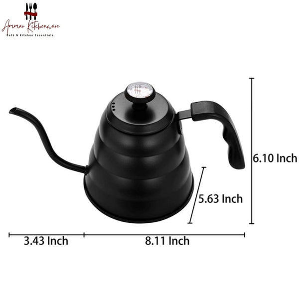 Matte Black Beehive Coffee Kettle