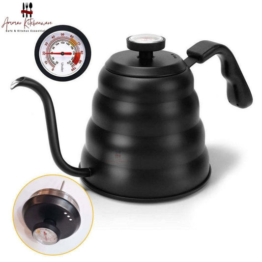Matte Black Beehive Coffee Kettle