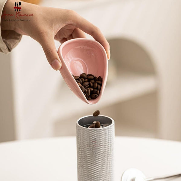 Ceramic Coffee Bean Dosing Tray