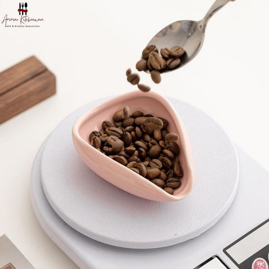 Ceramic Coffee Bean Dosing Tray