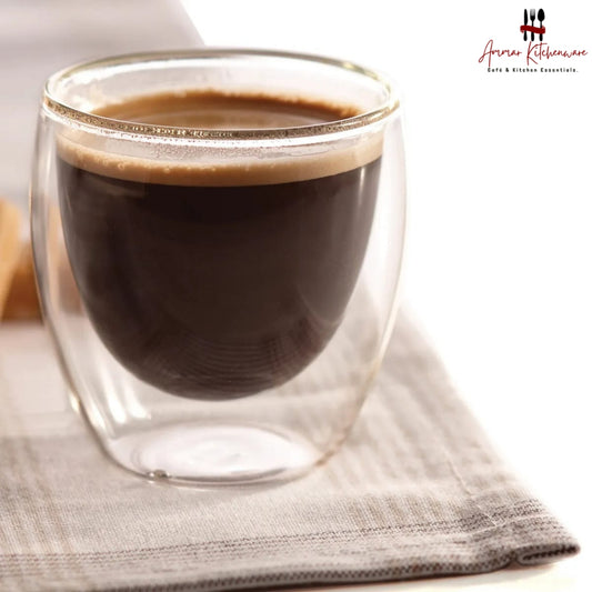 Double Wall Coffee Glass