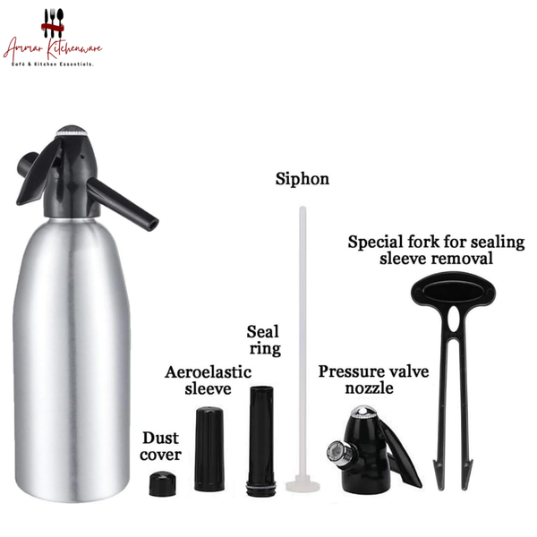 Stainless Steel Soda Dispenser 1000ml