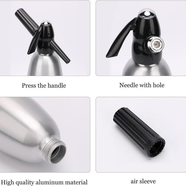 Stainless Steel Soda Dispenser 1000ml