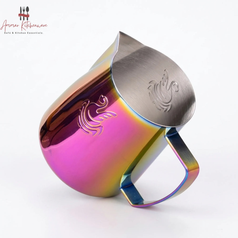 Jibbi Rainbow Stainless Steel Milk Frothing Pitcher