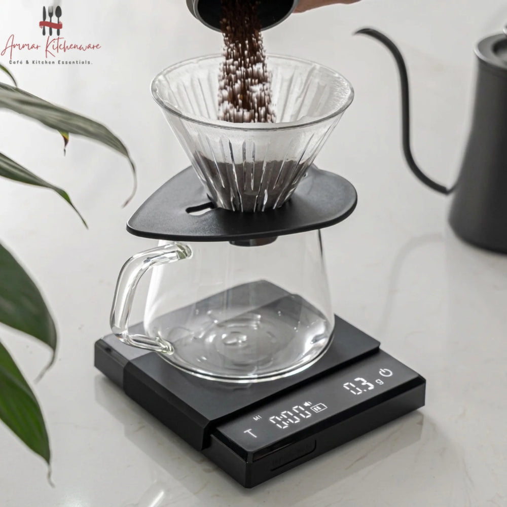 Rechargeable Espresso and Pour Over Coffee Scale with Timer