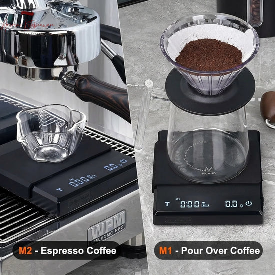 Rechargeable Espresso and Pour Over Coffee Scale with Timer