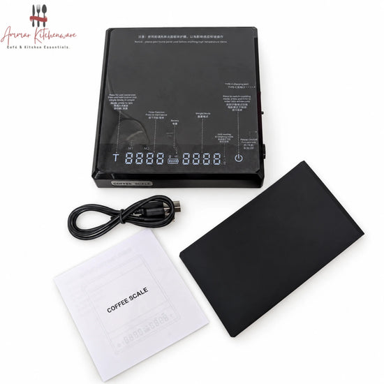 Rechargeable Espresso and Pour Over Coffee Scale with Timer
