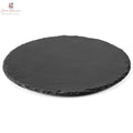 Round Natural Slate Stone Serving Plate