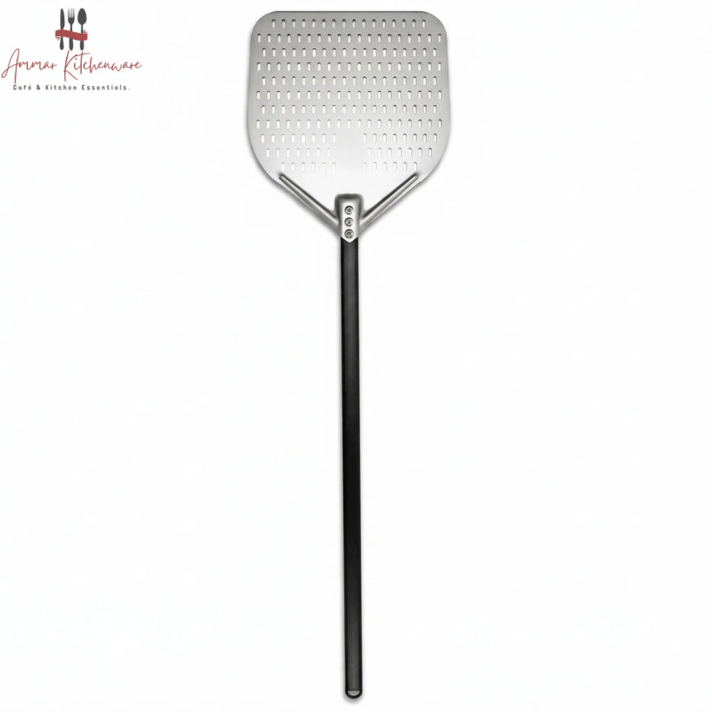 Commercial Perforated Pizza Peel with Long Handle