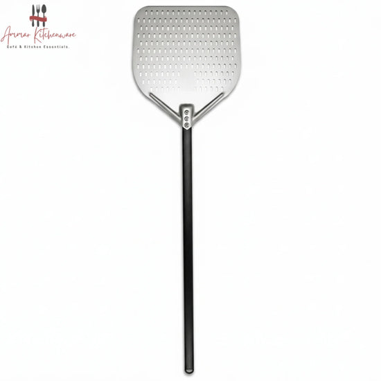 Commercial Perforated Pizza Peel with Long Handle